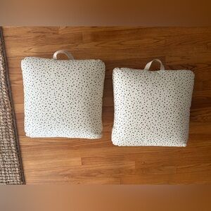 Gathre Polka Dot Leather Floor Cushions